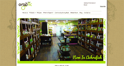 Desktop Screenshot of liveorganicstore.com